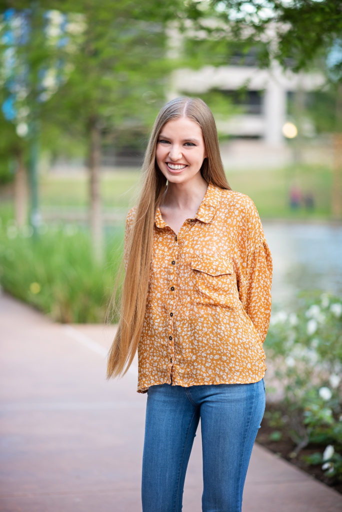 College Park High School Senior Session in The Woodlands