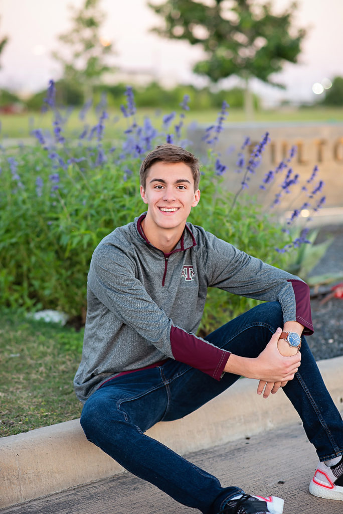 Golden hour senior photo