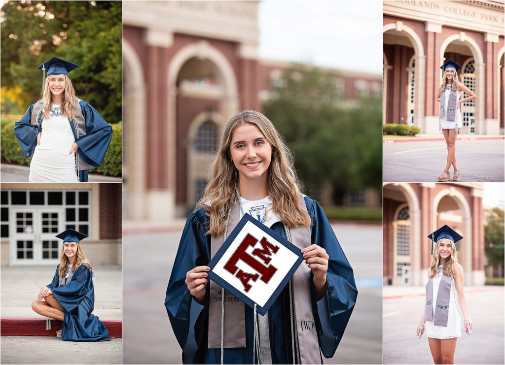 Senior portraits in the Woodlands