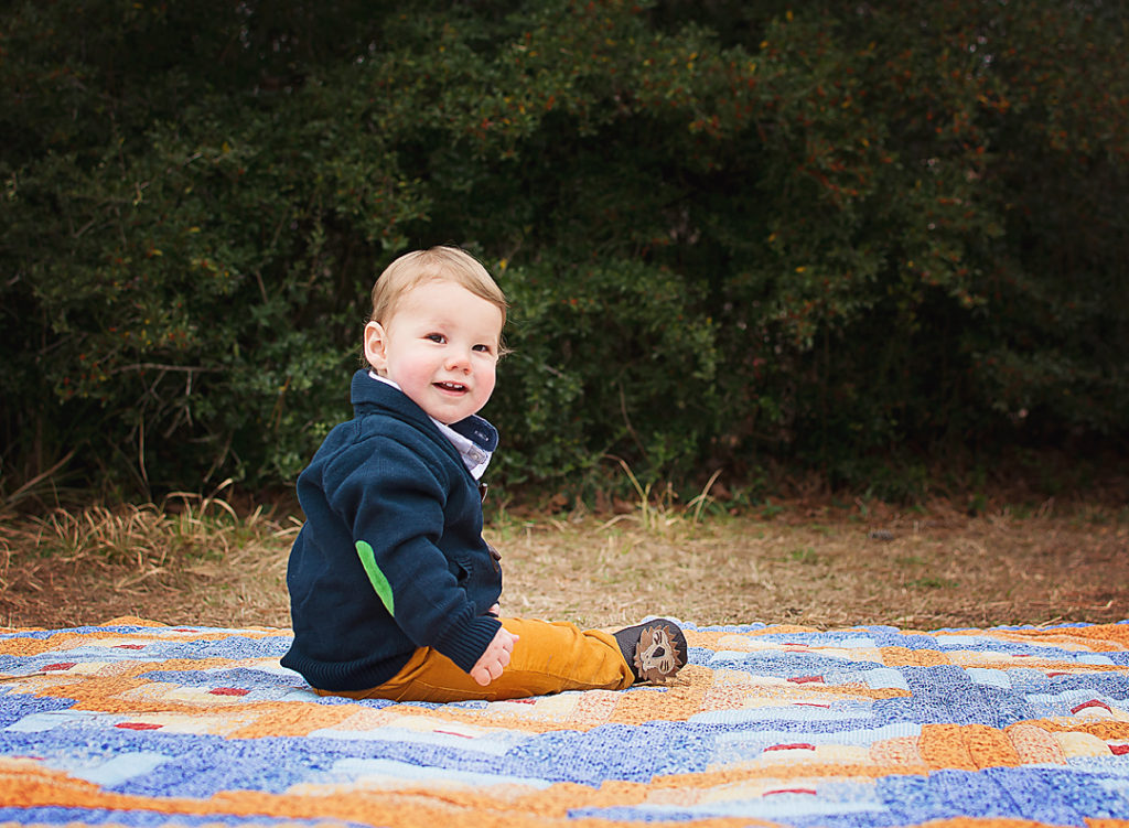 outdoor baby photography