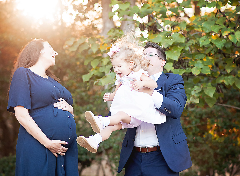 family maternity photos