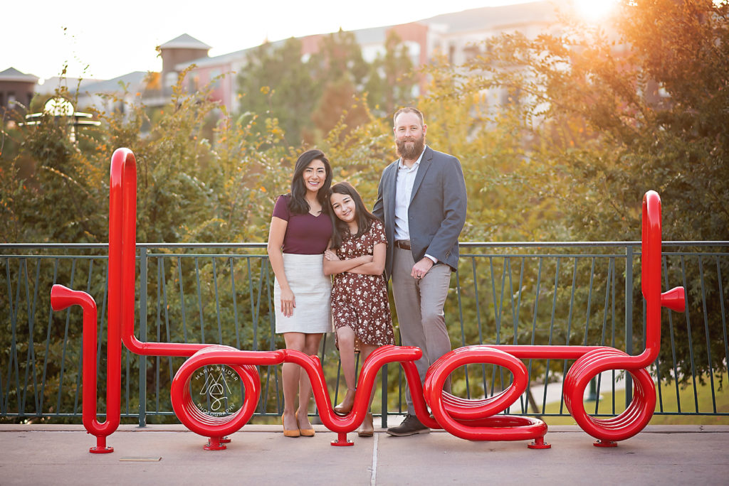 outdoor family photography in houston