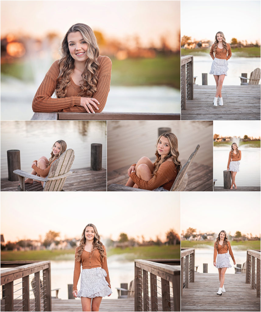 Sunset girl senior photography