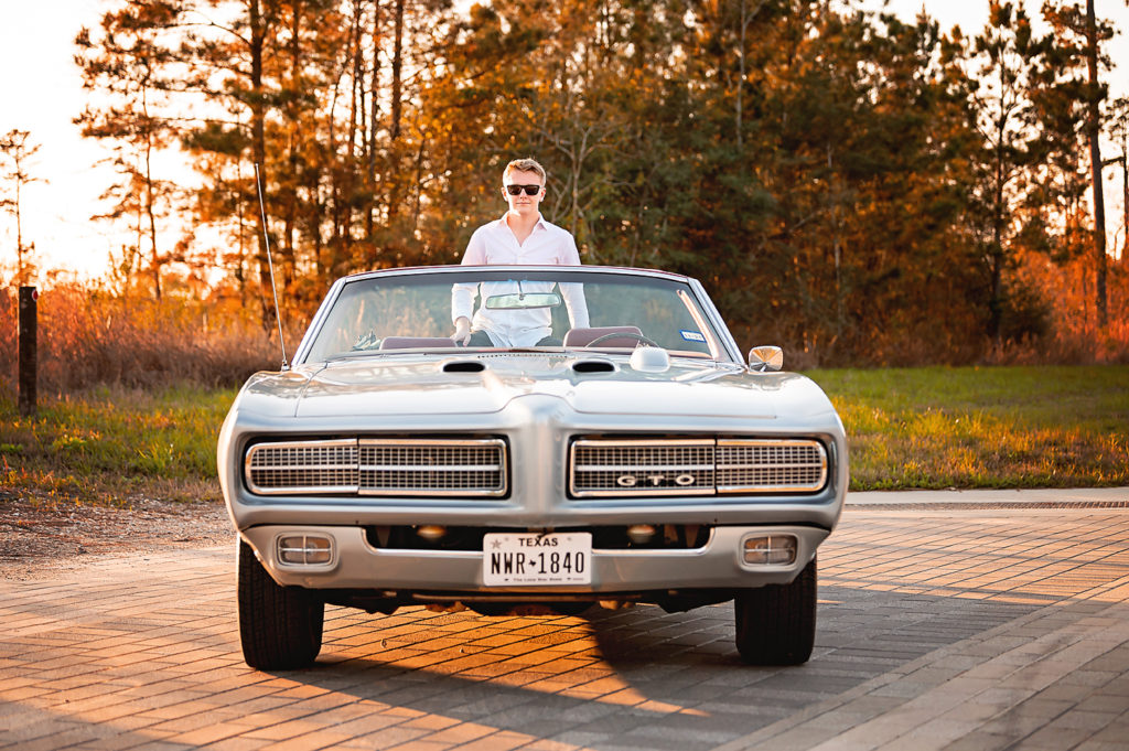 Senior photos with cars