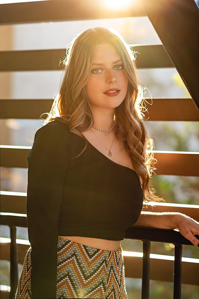 golden hour senior photography