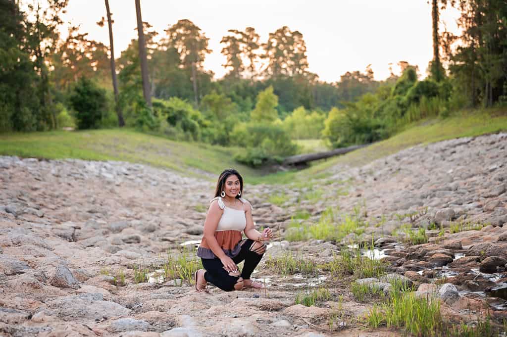 All inclusive senior photography in The Woodlands