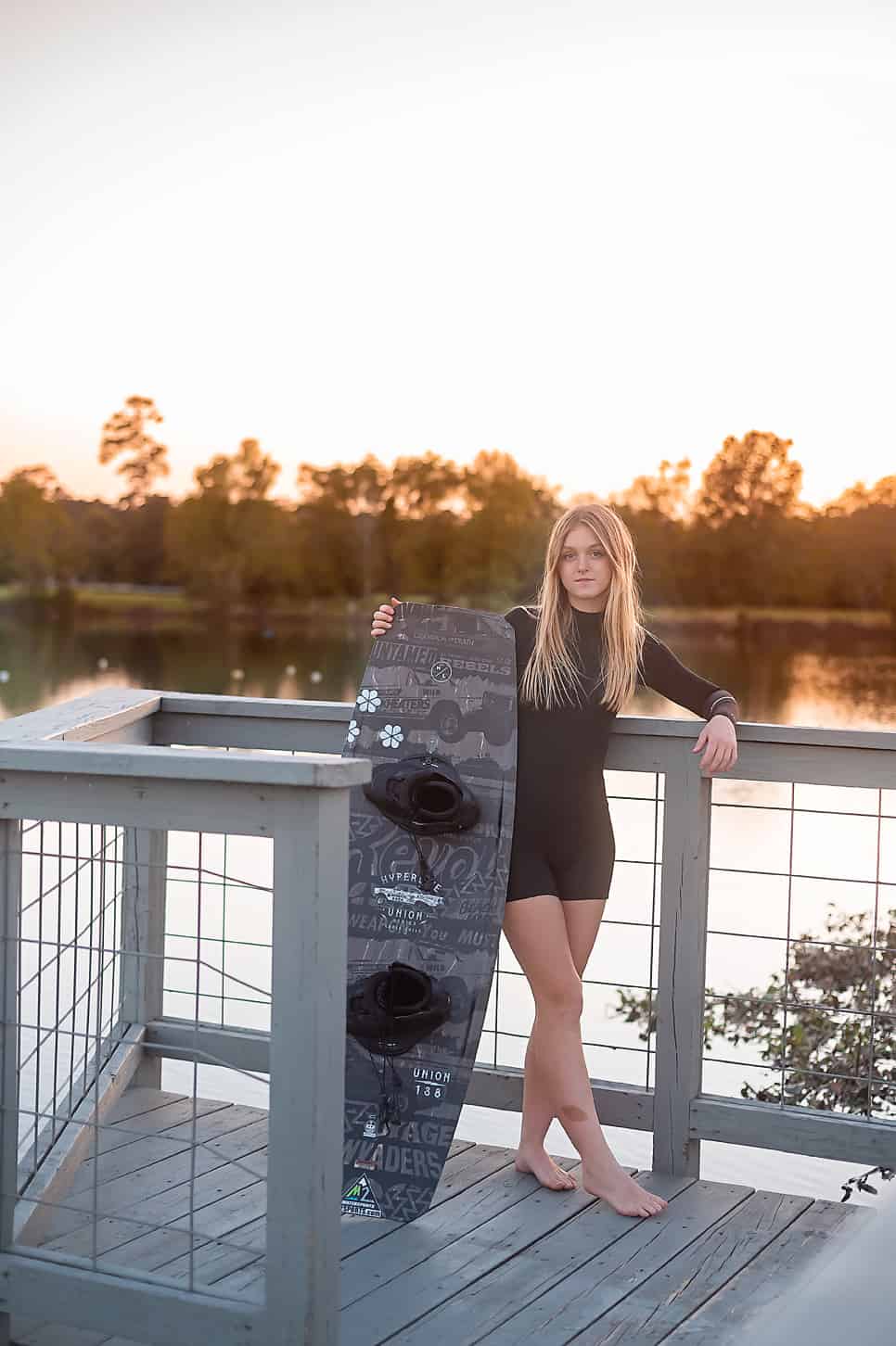 sunset senior photos