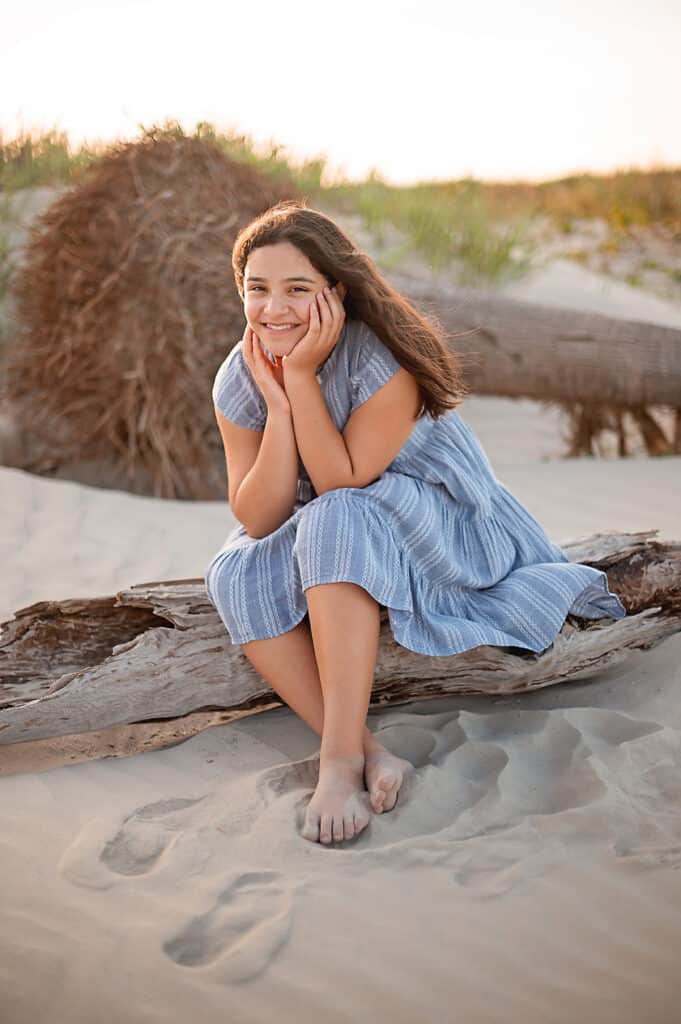 beach senior photos