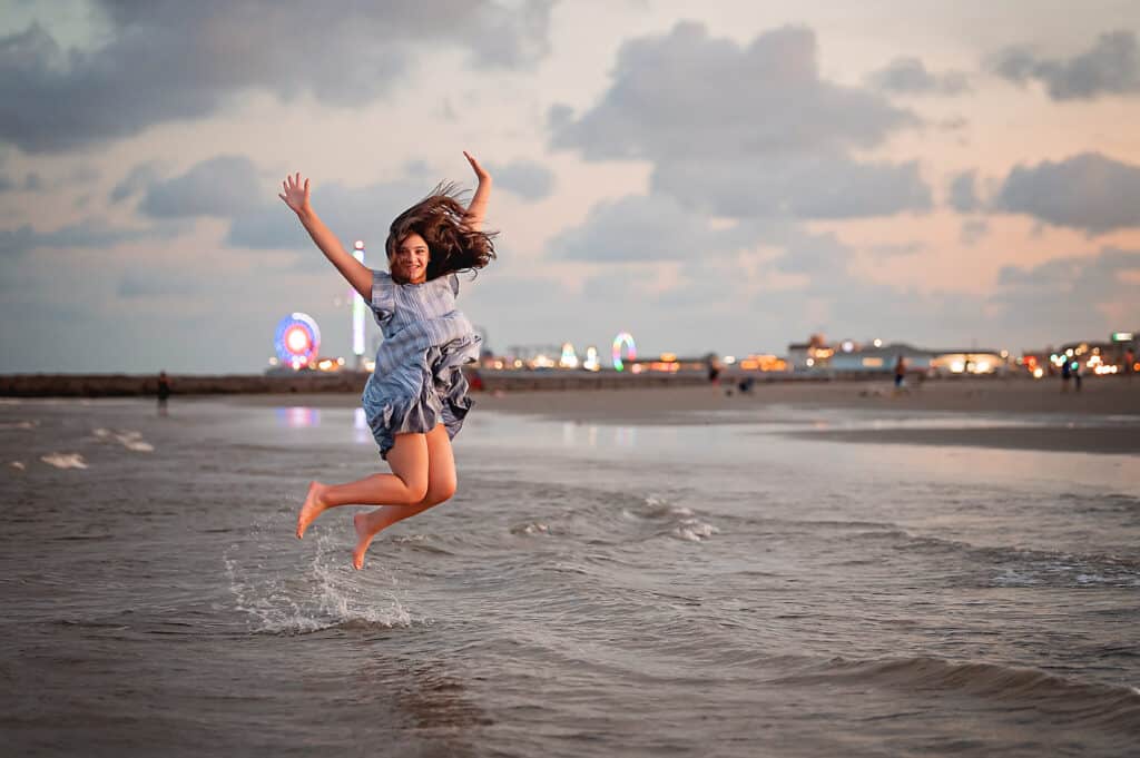 jumping senior photos