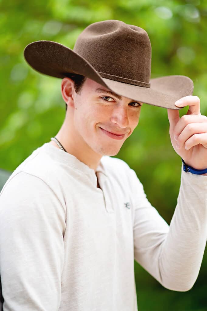 The Woodlands senior guy cowboy