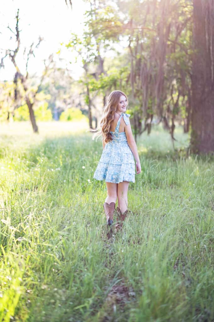 Natural beauty senior session