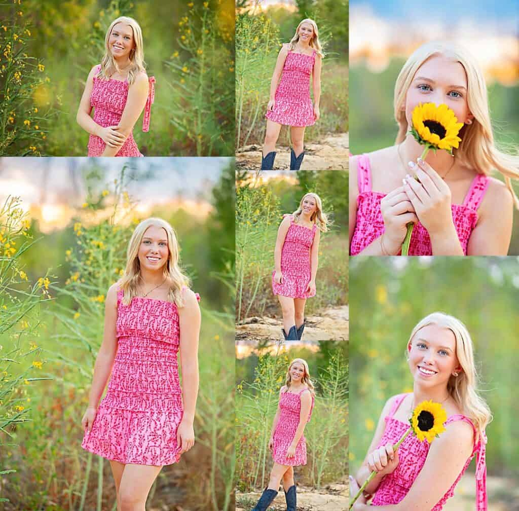 George Mitchell Preserve in The Woodlands, TX senior session