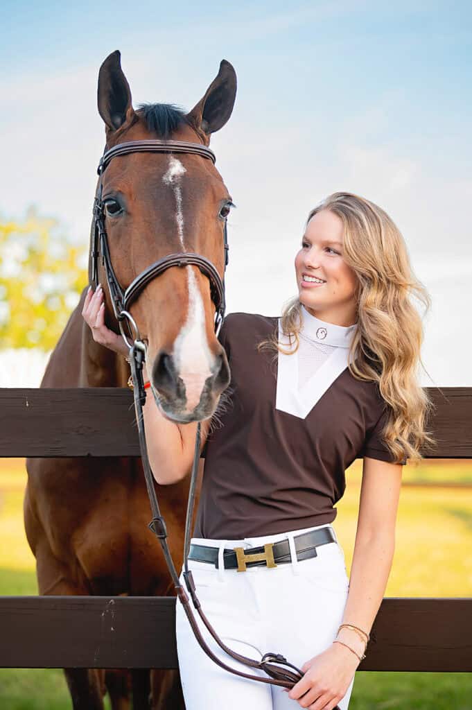 Horse photography for a senior session