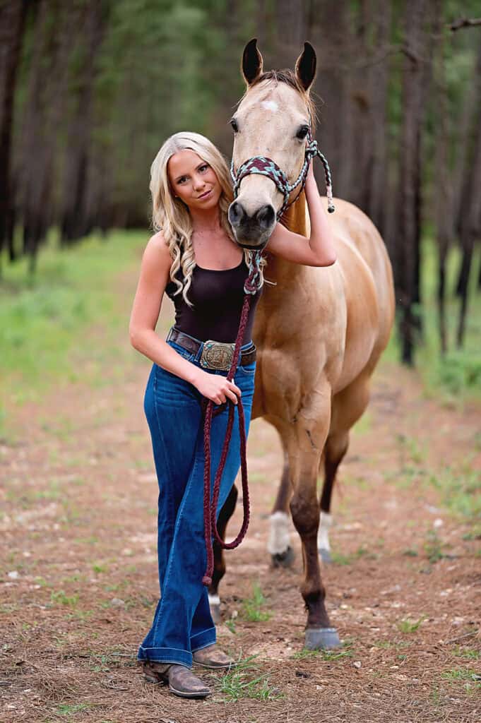 senior sessions with horses